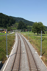 Image showing Railroad in Switzerland