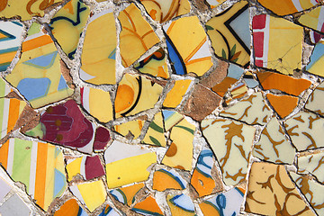 Image showing Barcelona mosaic