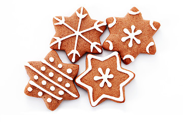 Image showing gingerbread stars