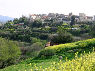 Image showing Cyprus villiage in Troodos mountains