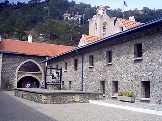 Image showing kykkos monastery in Troodos mountains