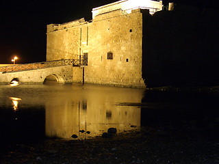Image showing Paphos Castle at Night