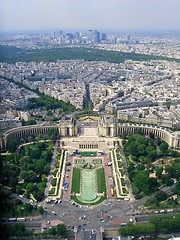 Image showing Paris view from eiffel tower