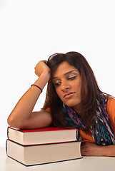 Image showing Bored student