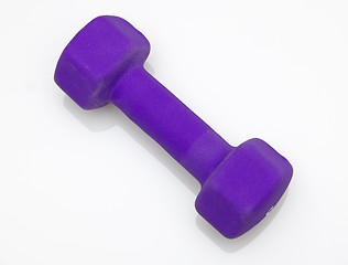 Image showing Purple Dumbbell