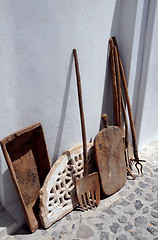 Image showing Rusty Tools for Agricultural Labor