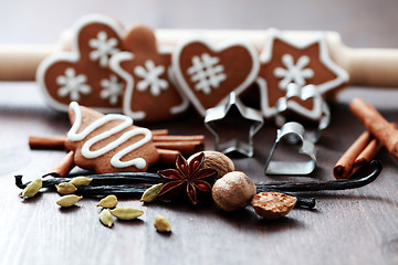 Image showing Christmas baking