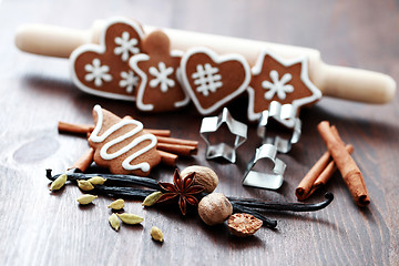 Image showing Christmas baking