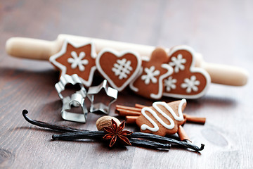 Image showing Christmas baking