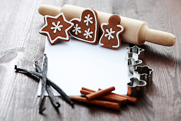 Image showing Christmas baking