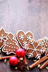 Image showing Christmas cookies