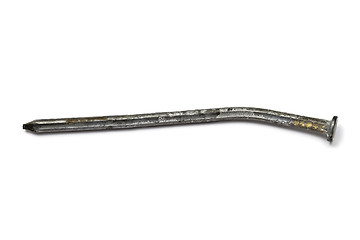 Image showing Rusty bent nail