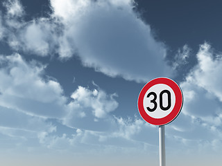 Image showing speed limit