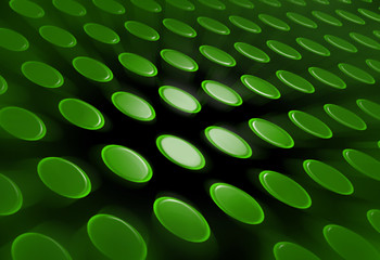 Image showing Abstract Green Buttons background