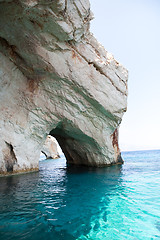 Image showing Blue caves Zakynthos