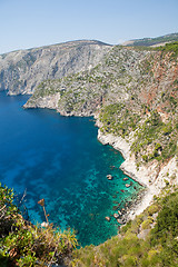 Image showing Beautiful view of coastline in Zakynthos