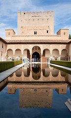 Image showing Patio de los Arrayanes or de la Alberca