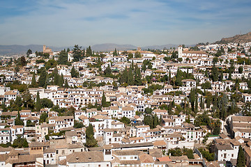 Image showing Albaycin Quarter in Granada