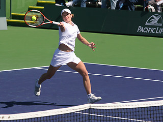 Image showing Justine Henin-Hardenne at Pacific Life Open