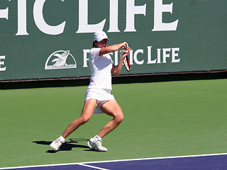 Image showing Justine Henin-Hardenne at Pacific Life Open