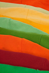 Image showing Colorful clothes close-up