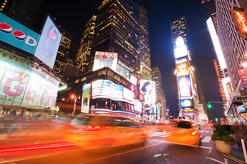 Image showing Times Square at night