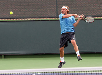 Image showing Marcos Baghdatis  at Pacific Life Open