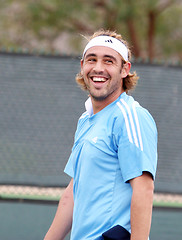 Image showing Marcos Baghdatis  at Pacific Life Open