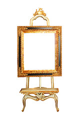 Image showing Picture easel isolated