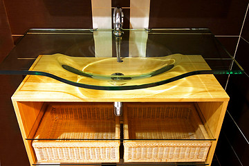 Image showing Glass sink
