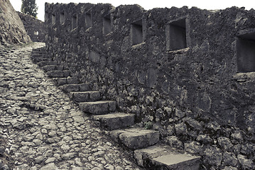 Image showing Medieval town wall Kotor