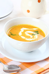 Image showing Carrot soup 