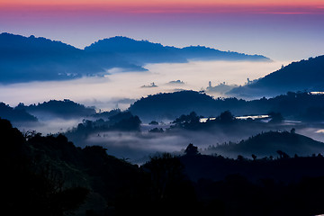 Image showing Mountain Sunrise