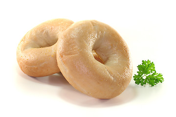 Image showing three bagel