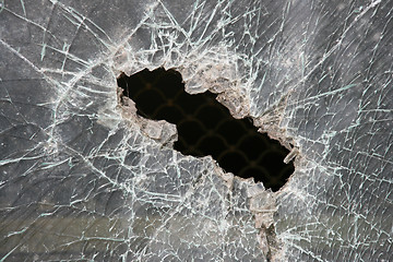 Image showing Broken window