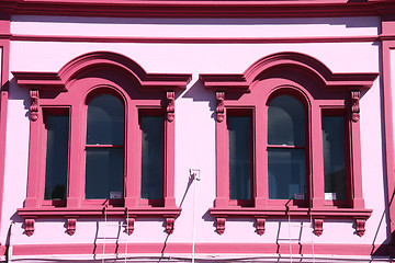 Image showing Pink windows