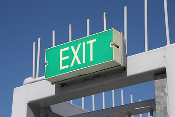 Image showing Exit