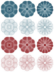 Image showing guilloche - rosettes