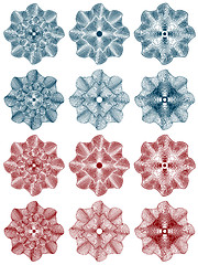 Image showing guilloche - rosettes