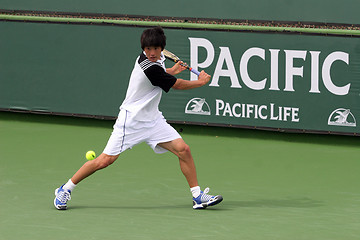 Image showing Kevin Kim at Pacific Life Open