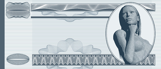 Image showing Blank banknote