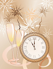 Image showing New year's background