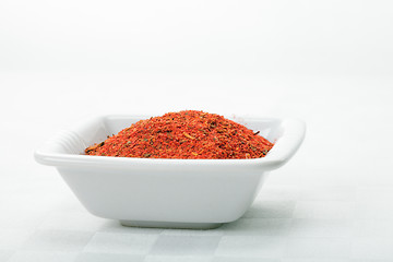 Image showing Dish with spice mixture for fish courses