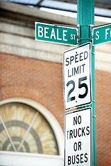 Image showing Beale street