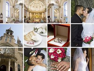 Image showing Wedding Collage