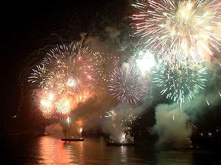 Image showing New Year at Copacabana Beach