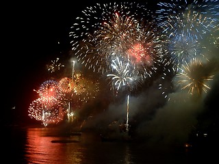 Image showing New Year at Copacabana Beach