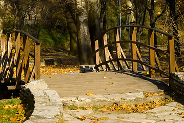 Image showing Autumn in the park