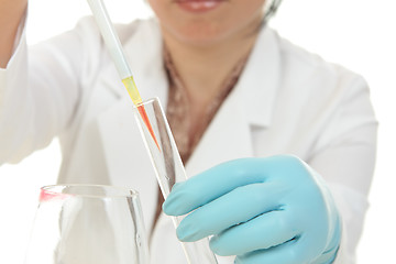 Image showing Forensic Scientist at work