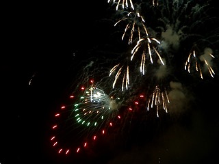 Image showing New Year at Copacabana Beach